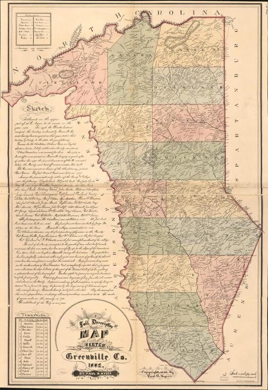 A full descriptive map and sketch of Greenville Co.