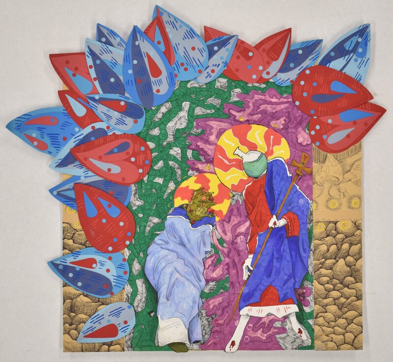 Noli Me Tangere themed artwork