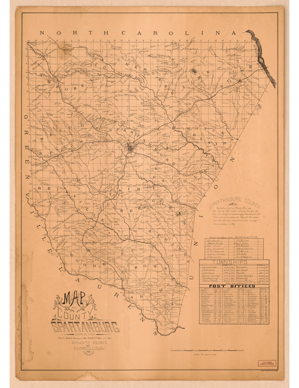 State of South Carolina, Spartanburg County, 1869