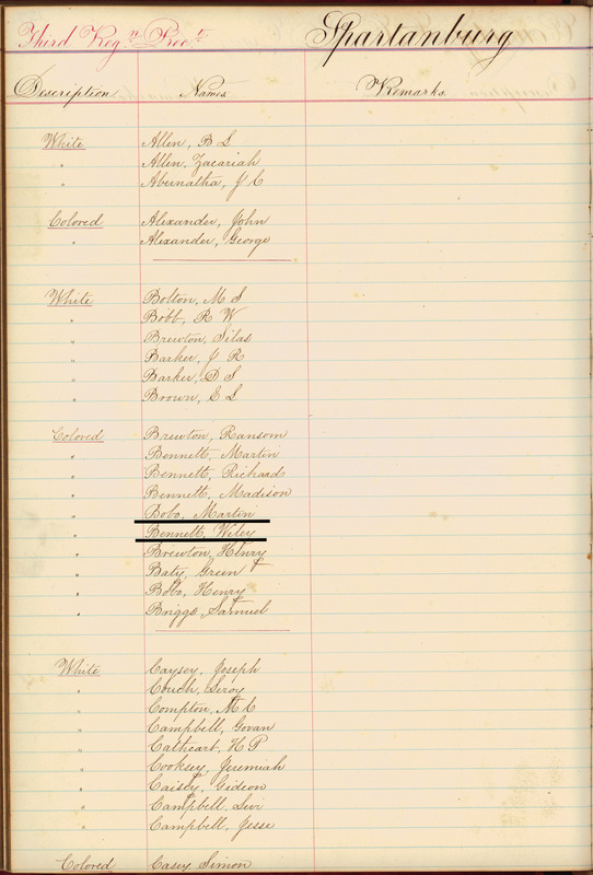 Cross Anchor 1868 Voter Registration