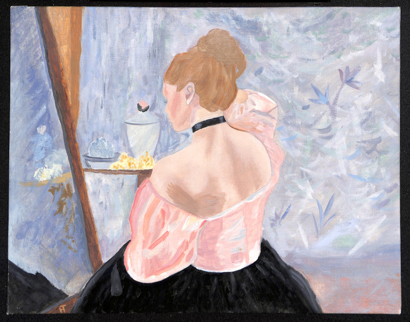 Recreation of "Woman at her Toilette"