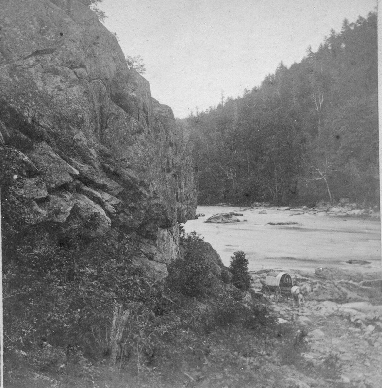 CLASS E, VIEWS ALONG THE FRENCH BROAD RIVER, ROCK CLIFF ON FRENCH BROAD, LAND OF THE SKY